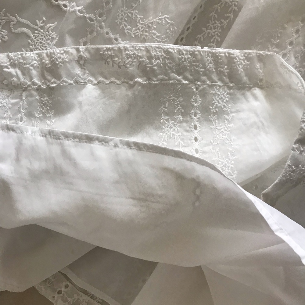 Caroline Constas White Patchwork Organza Dress NWT - image 11